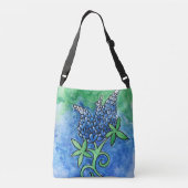Texas Bluebonnets Crossbody Tas (Achterkant)