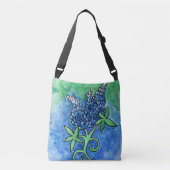 Texas Bluebonnets Crossbody Tas (Voorkant)