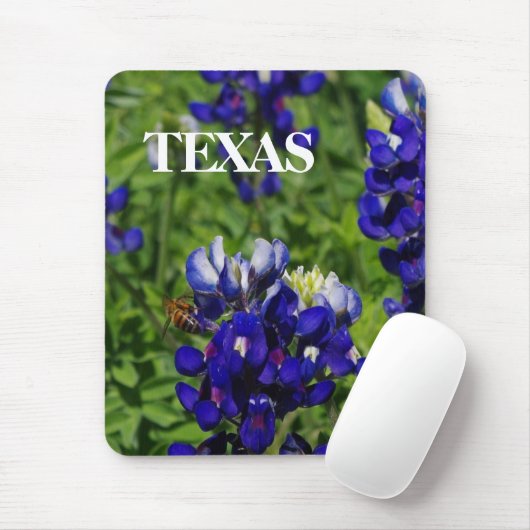 Texas Bluebonnets Designer Muismat (Met muis)