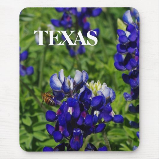 Texas Bluebonnets Designer Muismat (Voorkant)