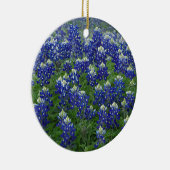 Texas Bluebonnets Field Foto Keramisch Ornament (Rechts)