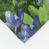 Texas Bluebonnets Fleece Deken (Hoek)