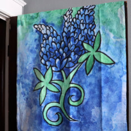 Texas Bluebonnets Fleece Deken