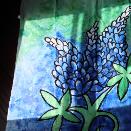 Texas Bluebonnets Fleece Deken