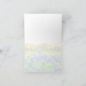 Texas Bluebonnets Floral Note Card Notitiekaartje (Binnen)