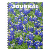 Texas Bluebonnets Flower Journal Notitieboek (Voorkant)