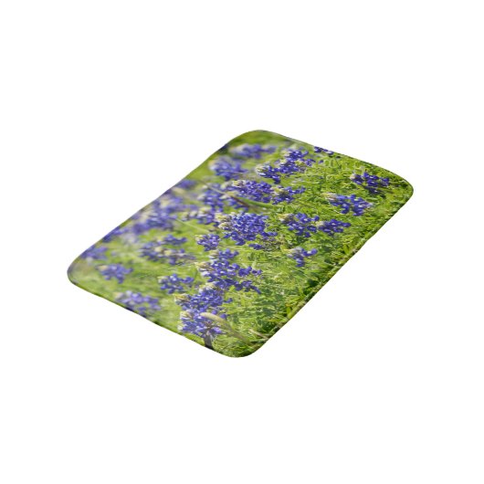 Texas Bluebonnets Flowers Bath Mat Rug (Gekanteld)