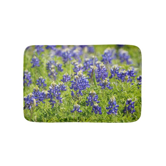 Texas Bluebonnets Flowers Bath Mat Rug (Voorkant)