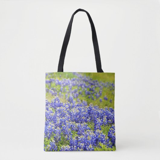Texas Bluebonnets Flowers Canvas tas (Voorkant)