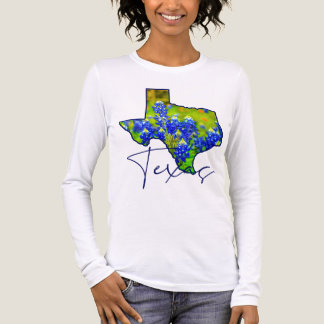Texas Bluebonnets Hill Country Staat Texas Tri-Blend Shirt