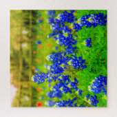 Texas Bluebonnets Indian Floral Natuur Travel Legpuzzel (Verticaal)