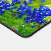 Texas Bluebonnets Indiase verfkwast naam Fine Art Bureaumat (Hoek)