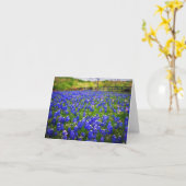 Texas Bluebonnets Kaart (Gele Bloem)
