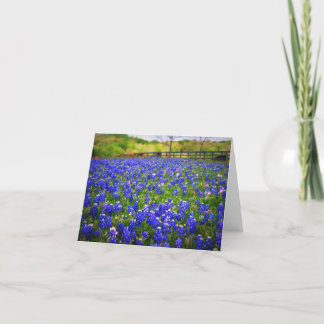 Texas Bluebonnets Kaart