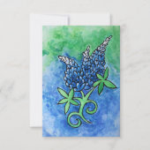 Texas Bluebonnets Kaart (Voorkant)