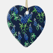 Texas Bluebonnets Keramisch Ornament (Rechts)