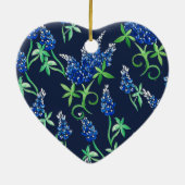 Texas Bluebonnets Keramisch Ornament (Achterkant)