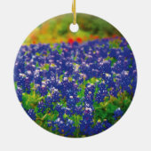 Texas Bluebonnets Keramisch Ornament (Achterkant)