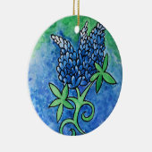 Texas Bluebonnets Keramisch Ornament (Rechts)