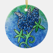 Texas Bluebonnets Keramisch Ornament (Voorkant)