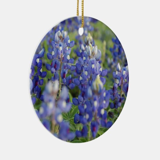 Texas Bluebonnets Keramisch Ornament (Rechts)