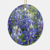 Texas Bluebonnets Keramisch Ornament (Links)