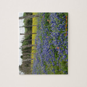 Texas Bluebonnets kunnen foto's maken Legpuzzel
