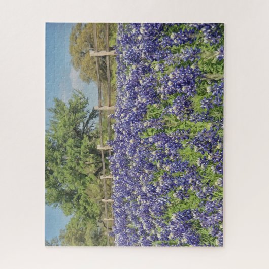 Texas Bluebonnets Large Puzzle Legpuzzel (Verticaal)