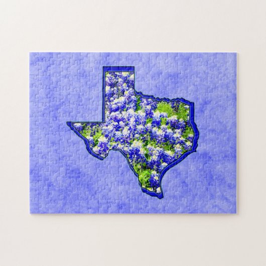TEXAS BLUEBONNETS LEGPUZZEL (Horizontaal)