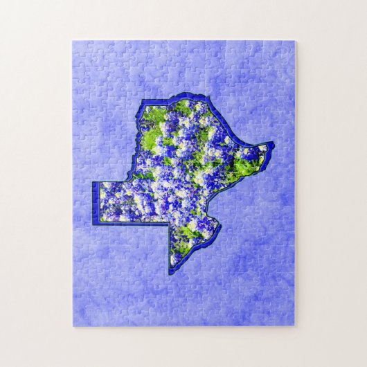 TEXAS BLUEBONNETS LEGPUZZEL (Verticaal)