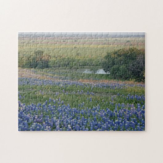 Texas Bluebonnets Legpuzzel (Horizontaal)