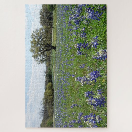 Texas Bluebonnets Legpuzzel (Verticaal)