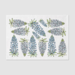 Texas Bluebonnets Lupines - Decoupage Tissue Paper Tissuepapier