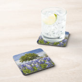 Texas bluebonnets (lupinus texensis) en eik onderzetter (Rechterzijde)