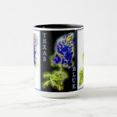 Texas Bluebonnets met zwart, mok (Midden)