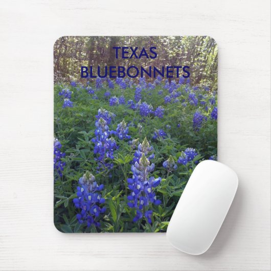 TEXAS BLUEBONNETS MUISMAT (Met muis)