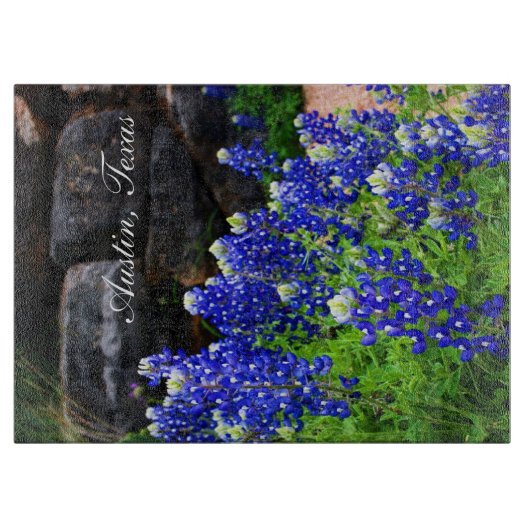 Texas Bluebonnets No2 Cutting Board Snijplank (Voorkant)