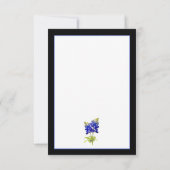 Texas Bluebonnets op Blue, Spring Wedding Bedankkaart (Achterkant)