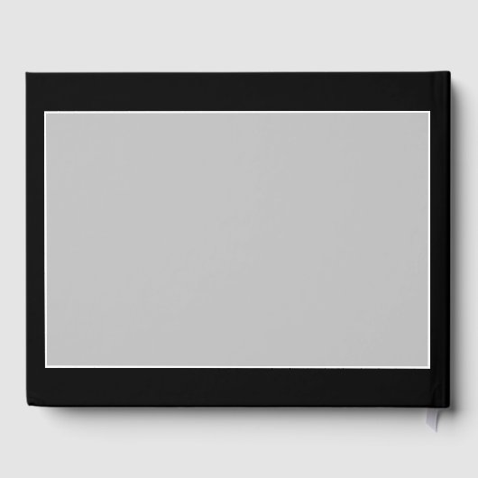 Texas Bluebonnets op Light Grey, Spring Wedding Gastenboek (Achterkant)