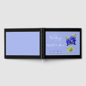 Texas Bluebonnets op Slate Blue, Spring Wedding Gastenboek (Volledig)