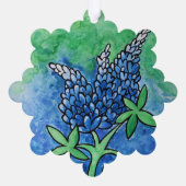 Texas Bluebonnets Ornament Kaart (Achterkant)