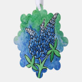Texas Bluebonnets Ornament Kaart (Links)