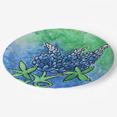 Texas Bluebonnets Papieren Bordje (Gekanteld)