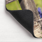 Texas Bluebonnets rond een landhek Muismat (Hoek)