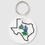 Texas Bluebonnets Sleutelhanger (Voorkant)