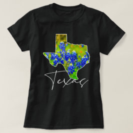 Texas Bluebonnets Staat Texas Fijne Kunst T-shirt
