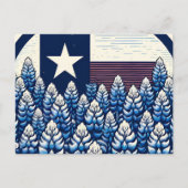 Texas Bluebonnets State Flag Texan Pride Briefkaart (Voorkant)
