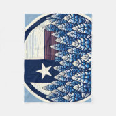 Texas Bluebonnets State Flag Texan Pride Fleece Deken (Voorkant)