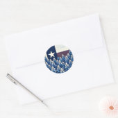 Texas Bluebonnets State Flag Texan Pride Ronde Sticker (Envelop)