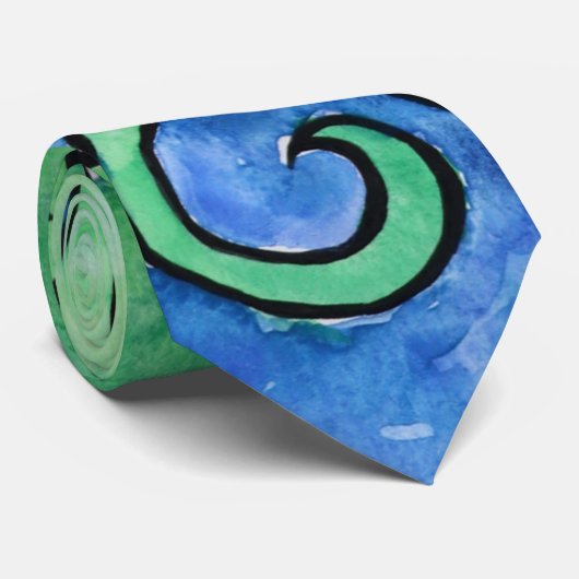 Texas Bluebonnets Stropdas (Opgerold)